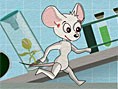 Labormaus auf der Flucht