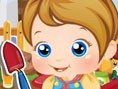 Baby Alice Gardening