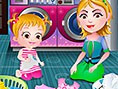 Baby Hazel Laundry Time