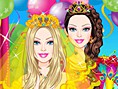 Colorful Bride Dress Up