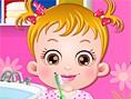 Baby Hazel Brushing Time