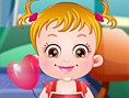 Baby Hazel am Vatertag